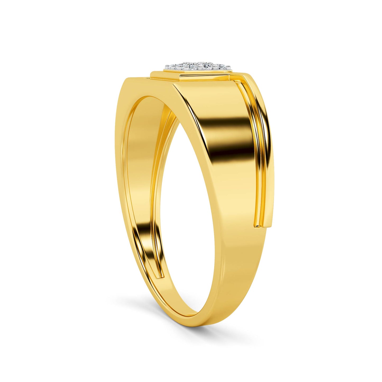 14KT Yellow Gold Diamond RG0000025