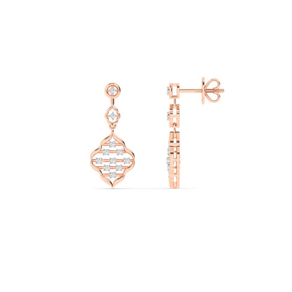 14KT Diamond Earring ER00452