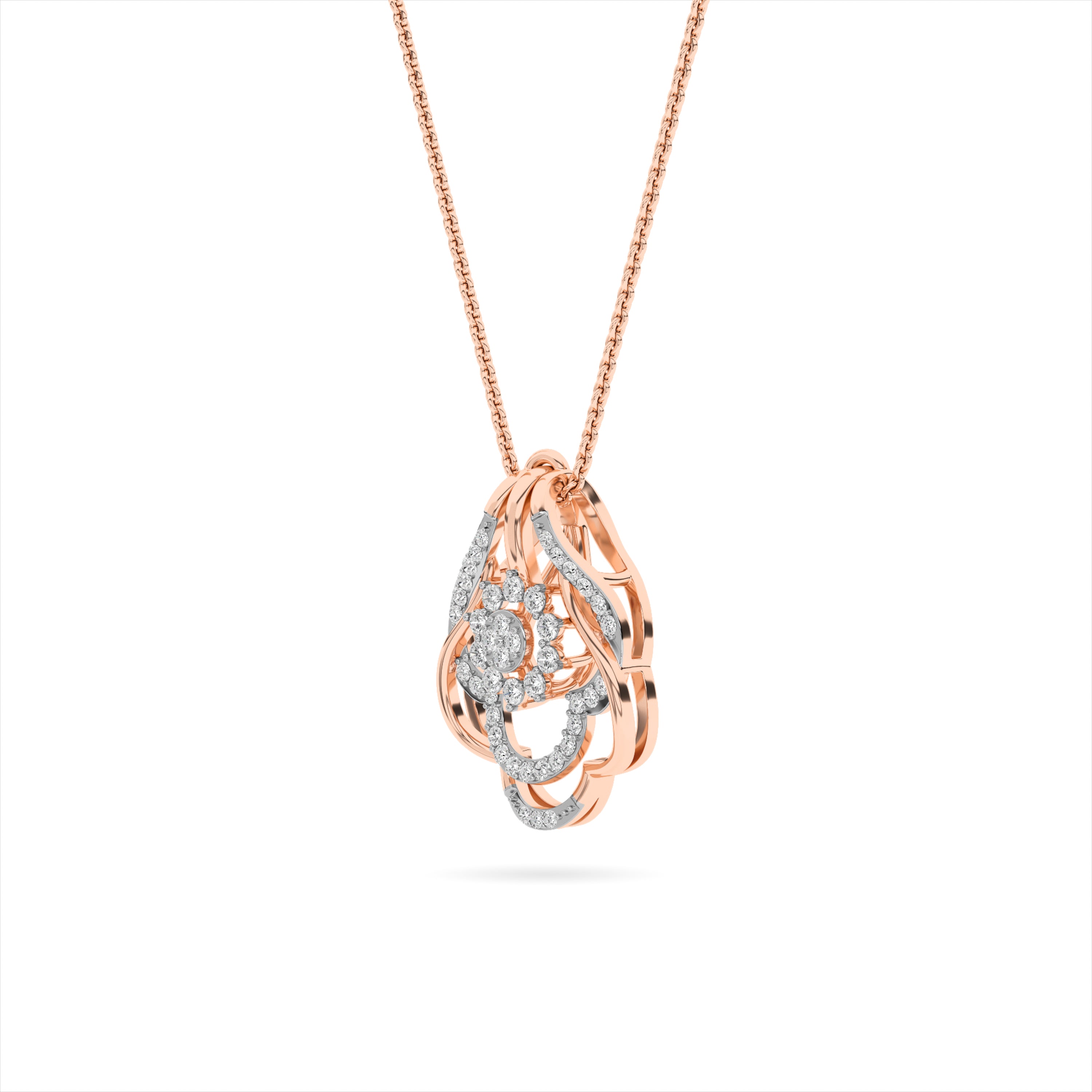 14KT Diamond Pendant PD00192