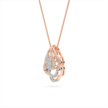 14KT Diamond Pendant PD00192