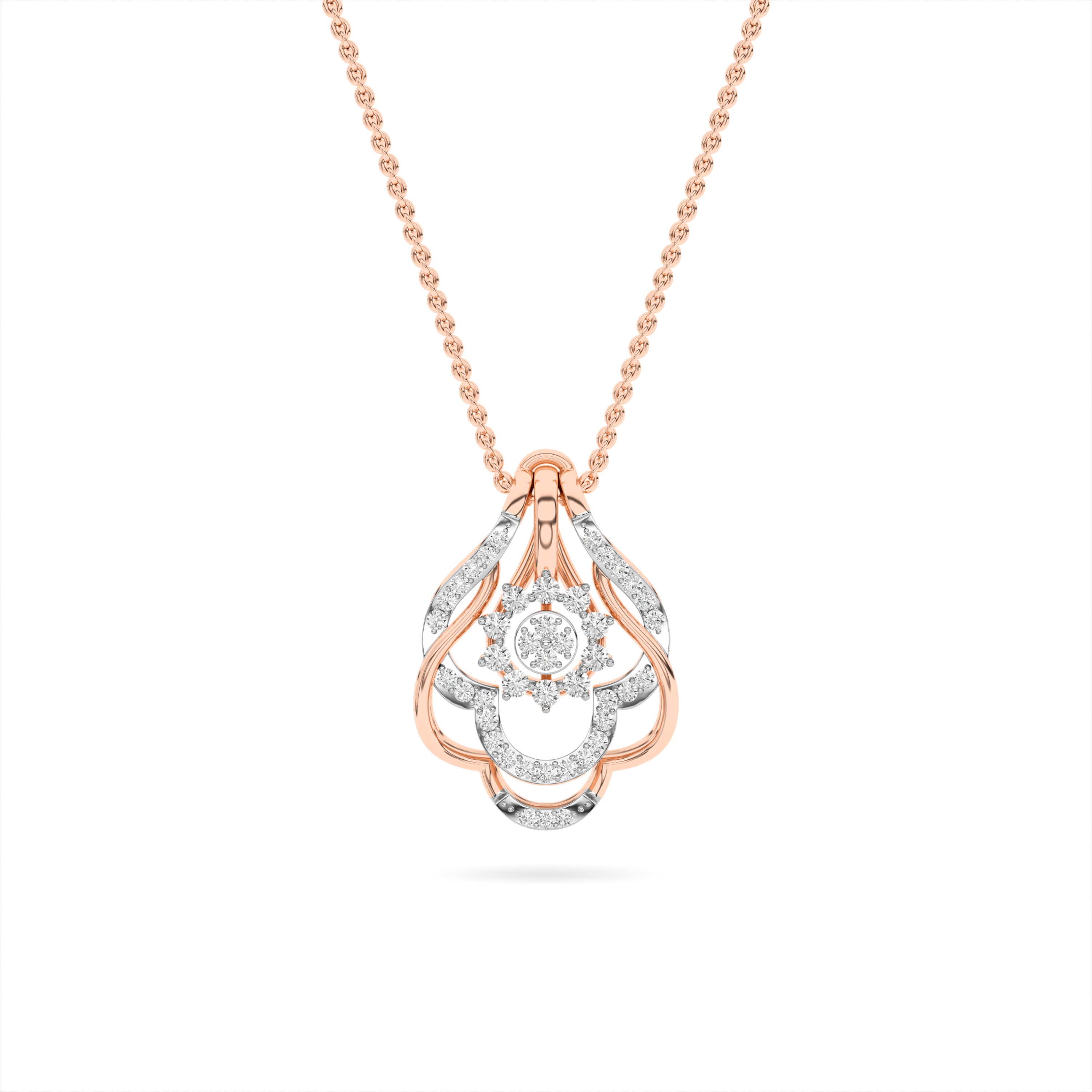 14KT Diamond Pendant PD00192
