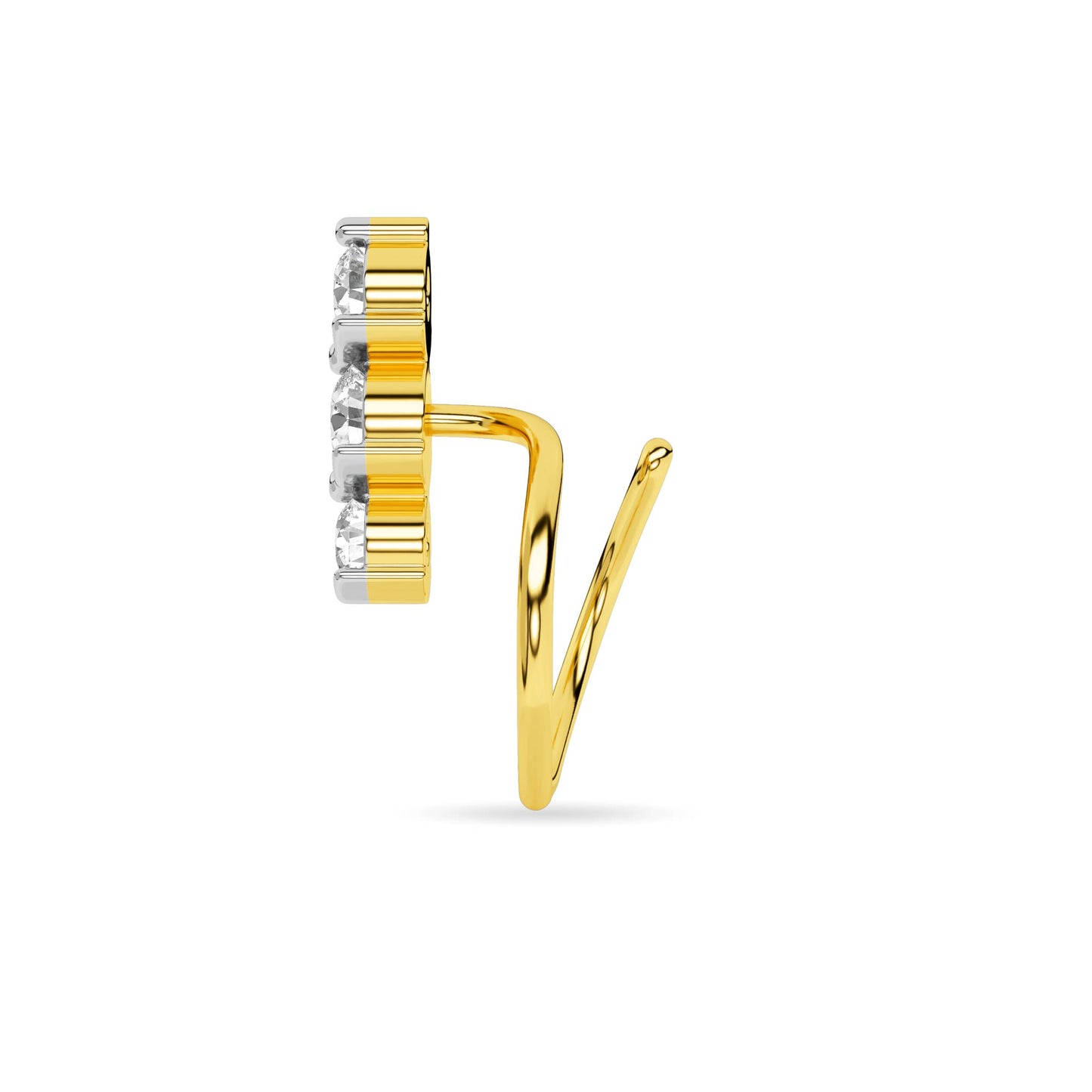 14KT Diamond Nose Pin NP0042