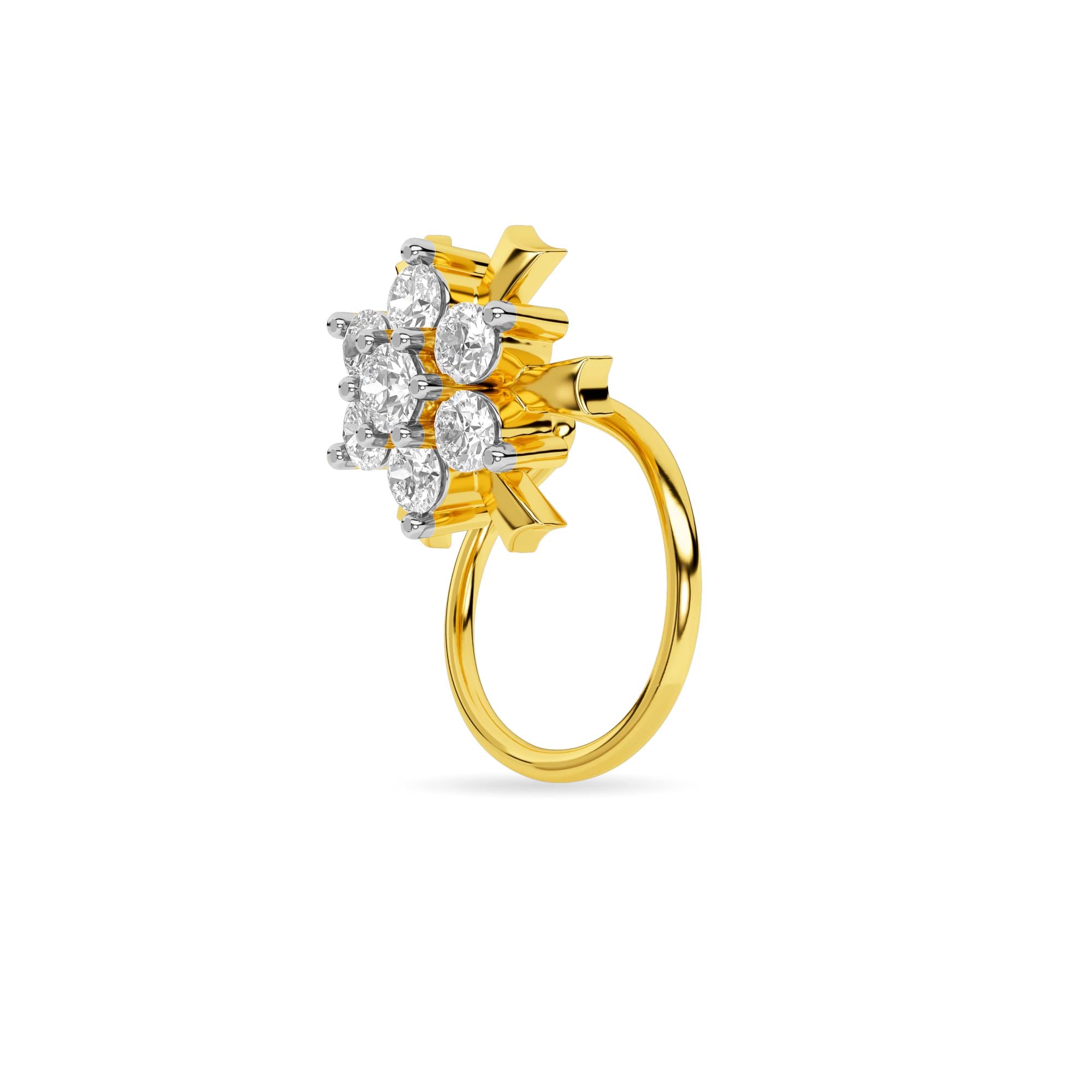 14KT Diamond Nose Pin NP0043