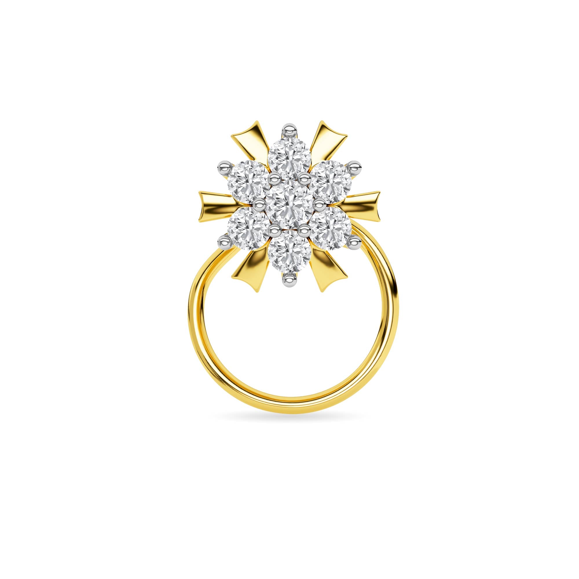 14KT Diamond Nose Pin NP0043