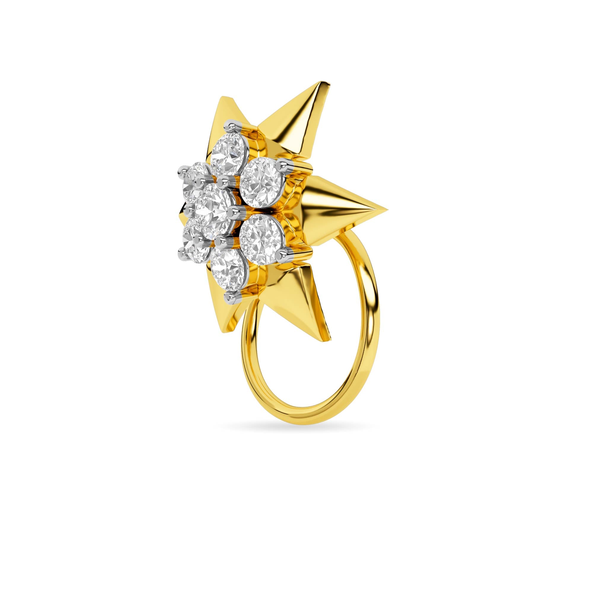 14KT Diamond Nose Pin NP0053
