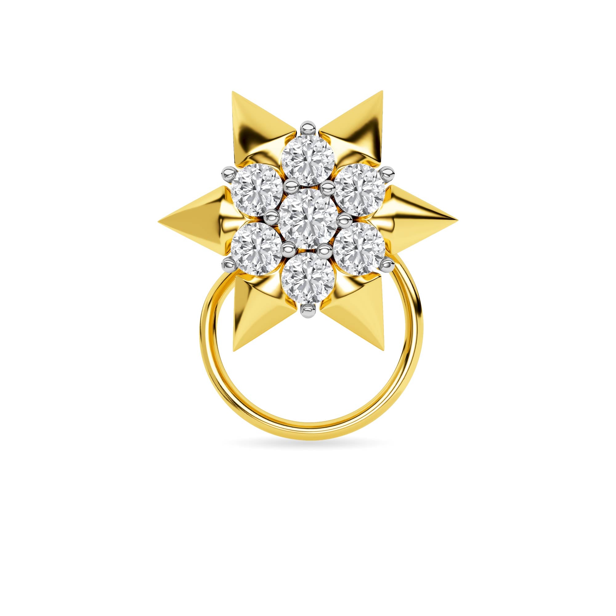 14KT Diamond Nose Pin NP0053