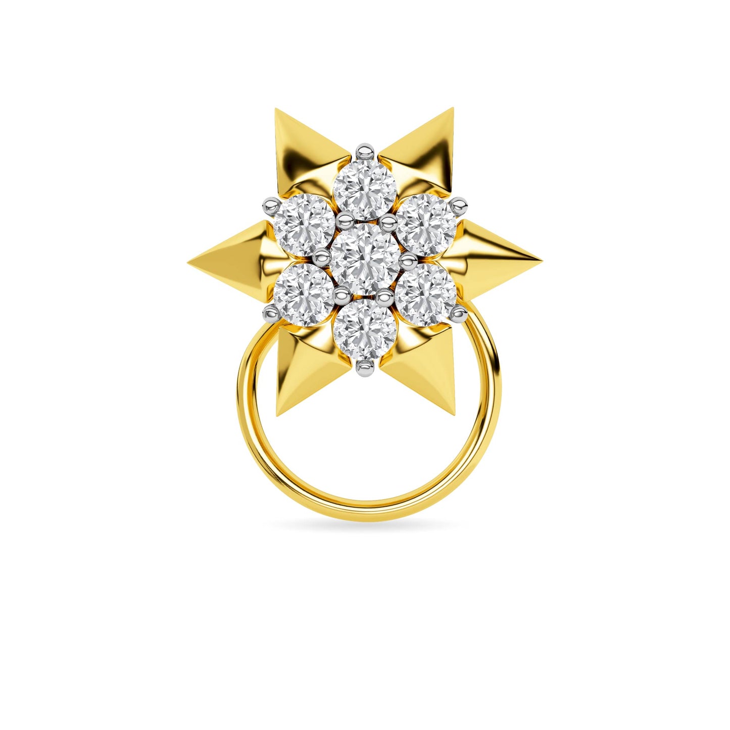 14KT Diamond Nose Pin NP0053
