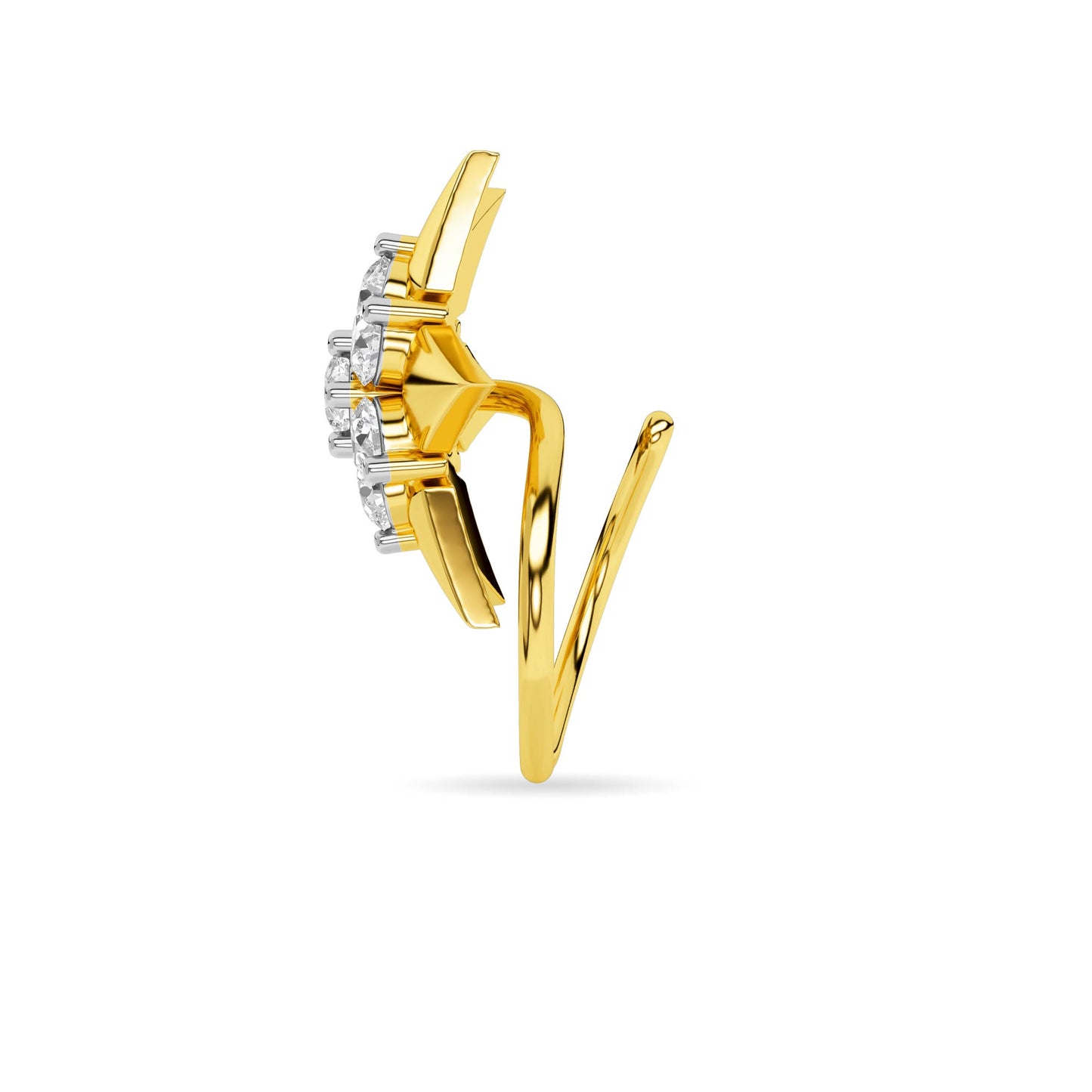 14KT Diamond Nose Pin NP0053