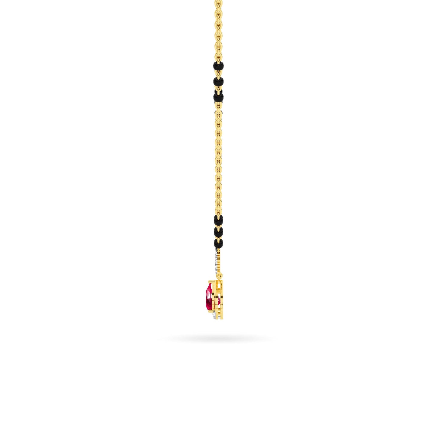14KT Diamond Mangal Sutra PD00313