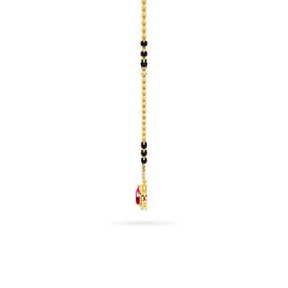 14KT Diamond Mangal Sutra PD00313