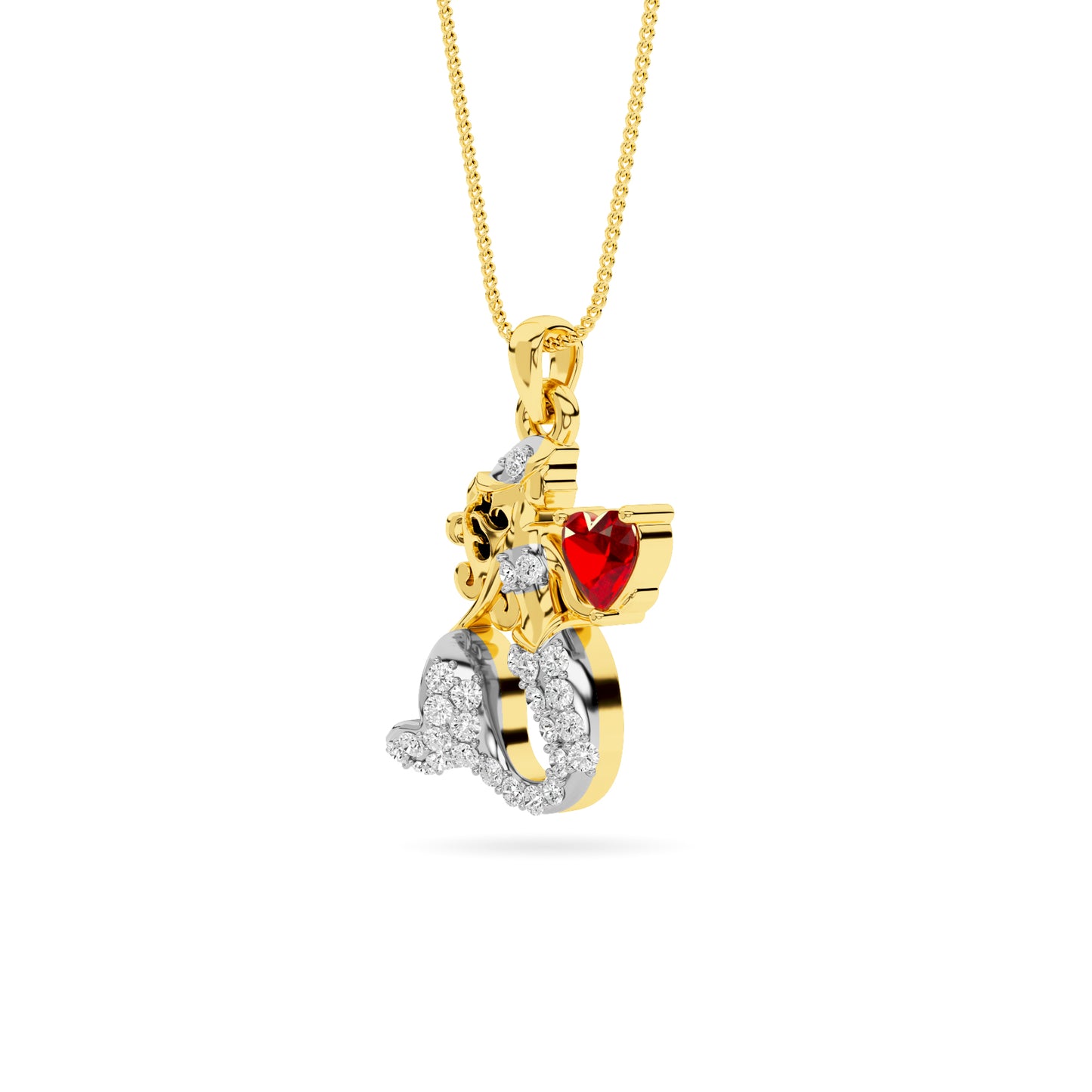 14KT Diamond Pendant PD00234