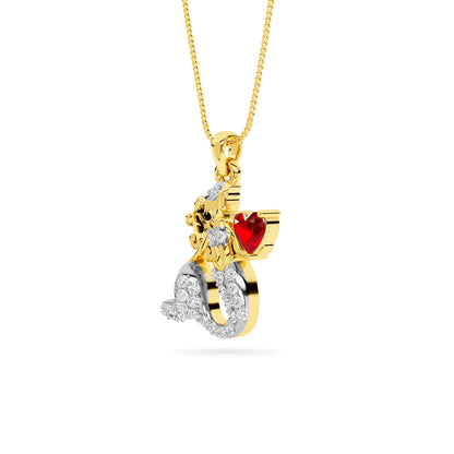 14KT Diamond Pendant PD00234