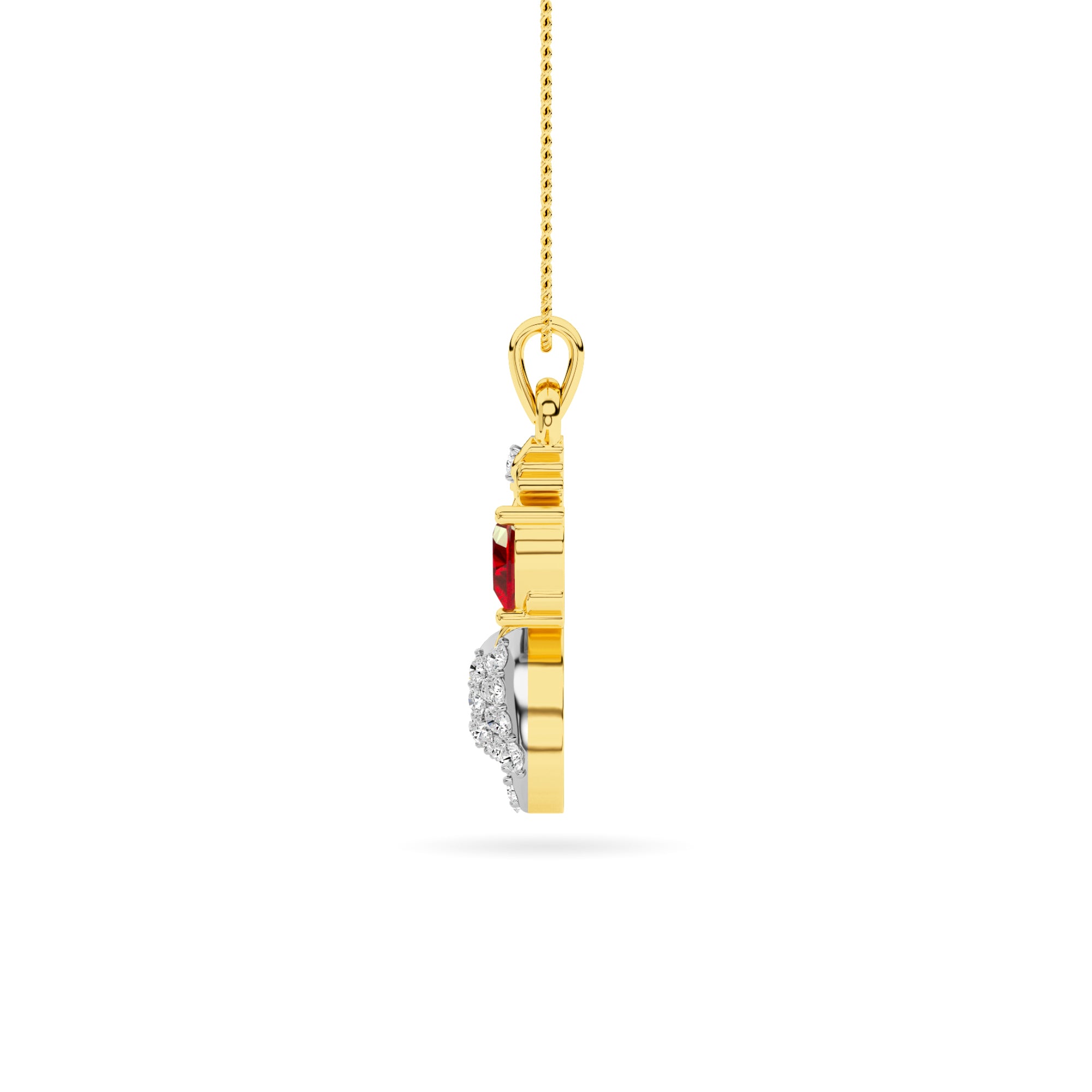 14KT Diamond Pendant PD00234
