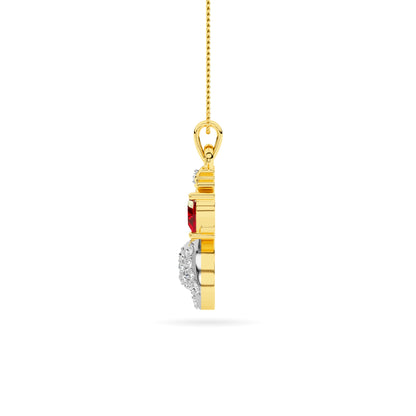 14KT Diamond Pendant PD00234