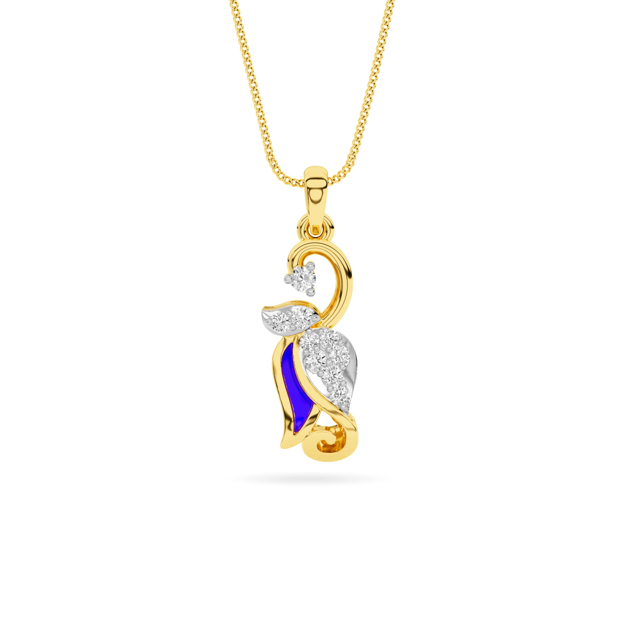 14KT Diamond Pendant PD00179