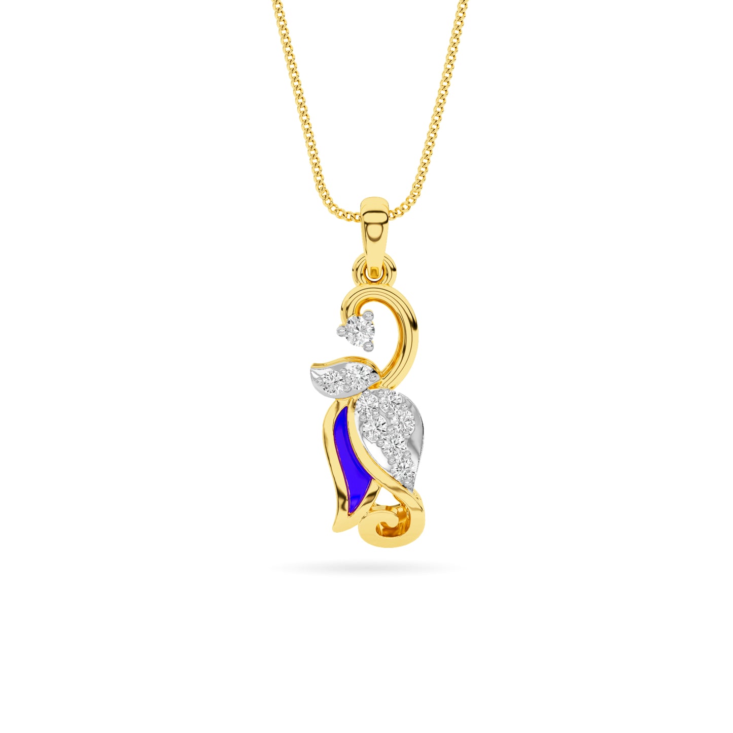 14KT Diamond Pendant PD00179
