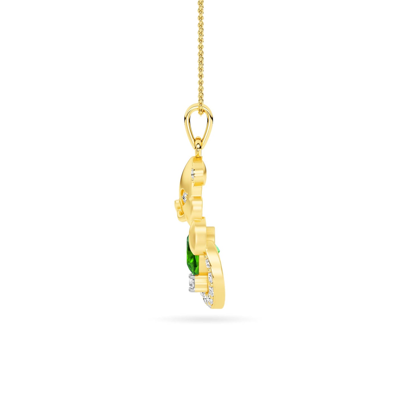 14KT Diamond Pendant PD00256