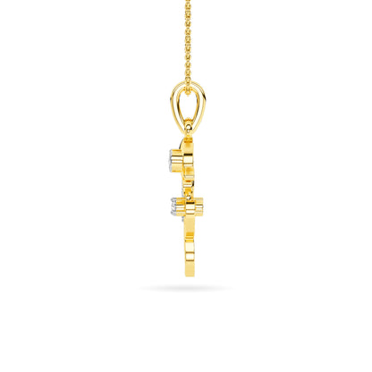 14KT Diamond Pendant PD00134