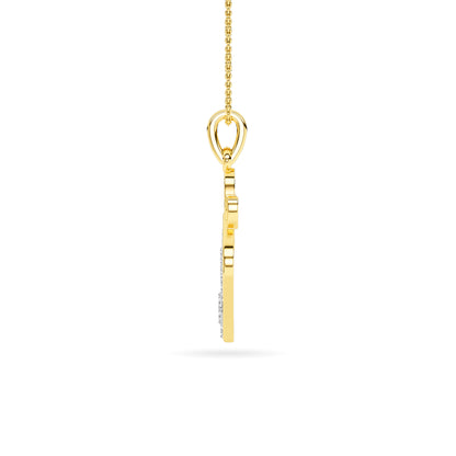 14KT Diamond Pendant PD00284
