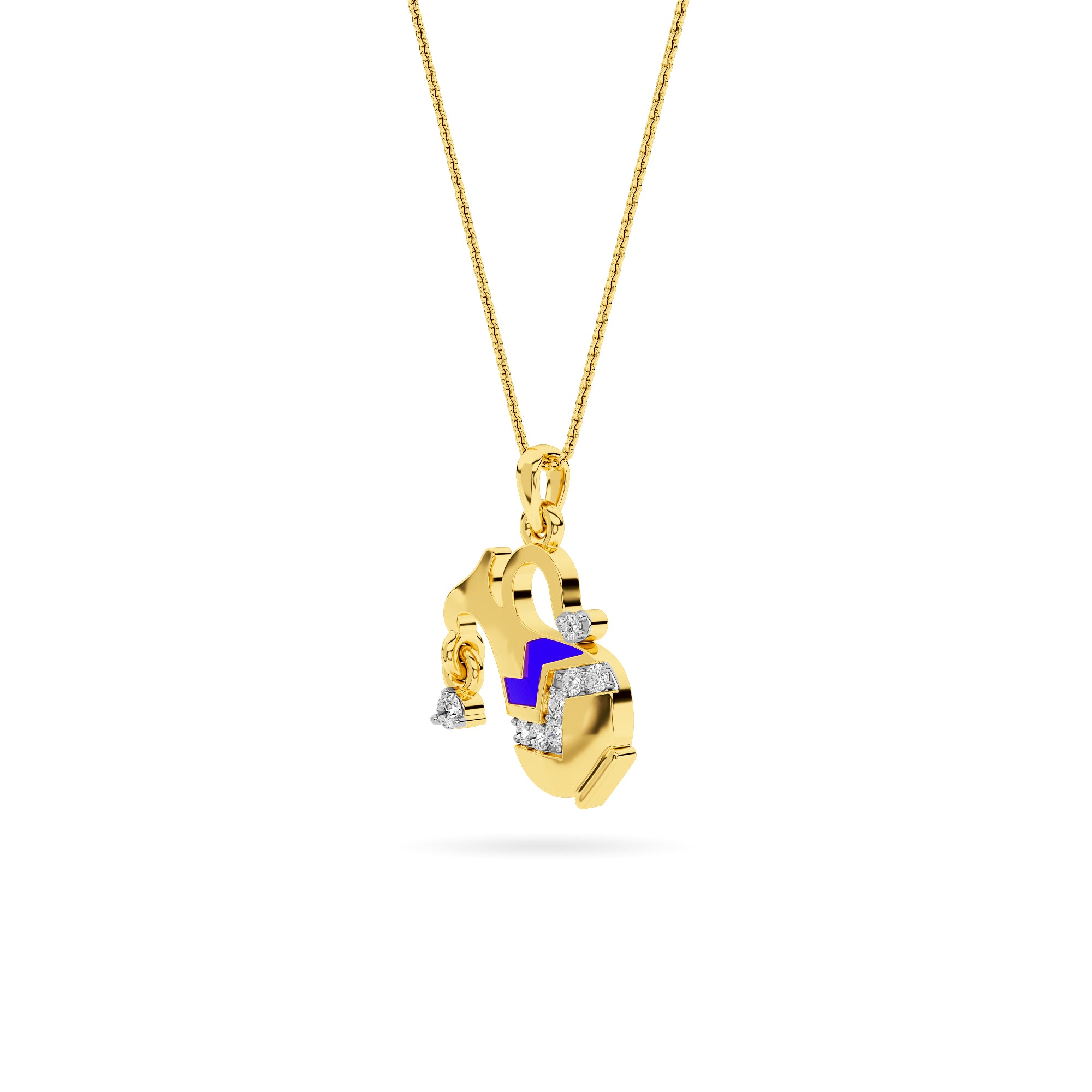 14KT Diamond Pendant PD00136