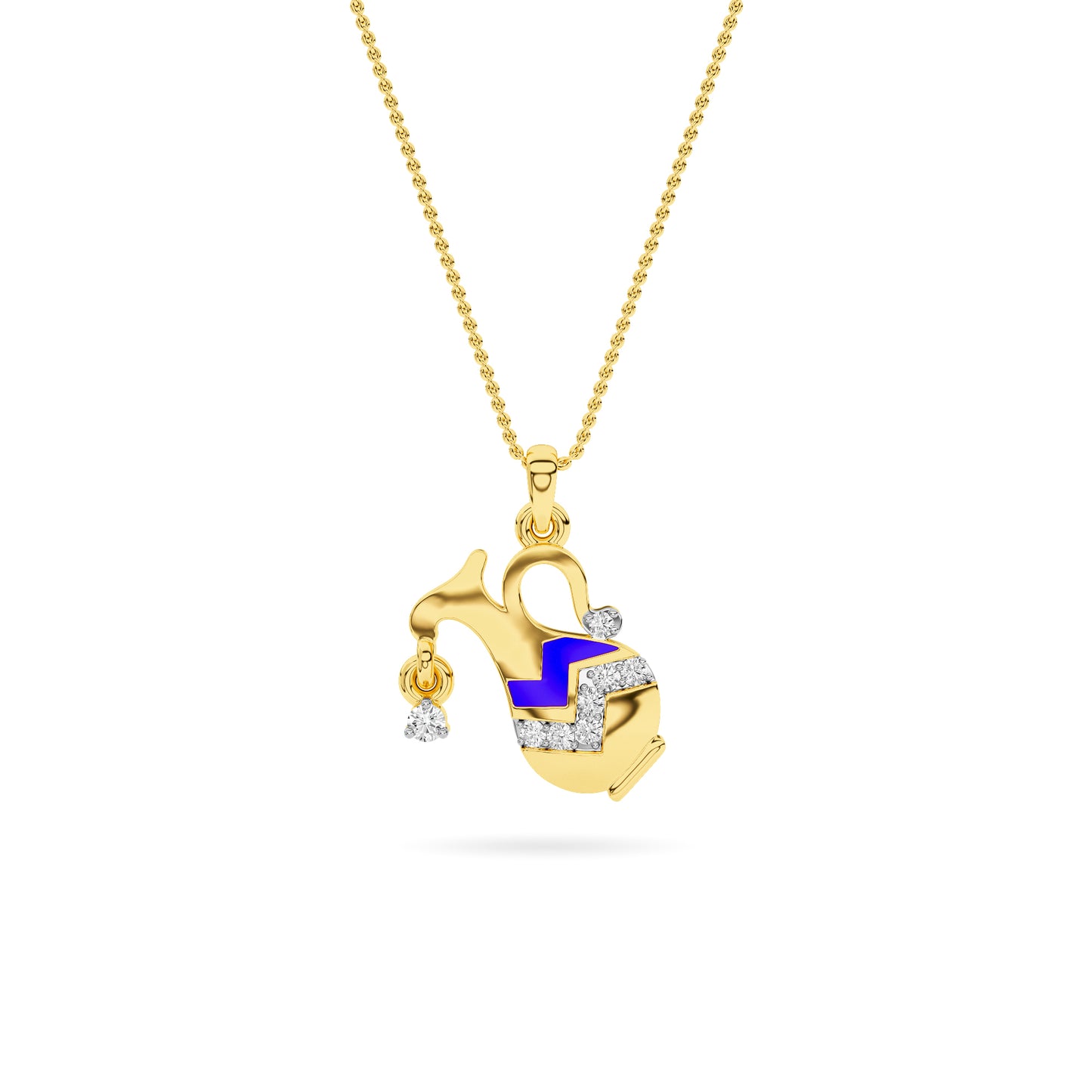 14KT Diamond Pendant PD00136