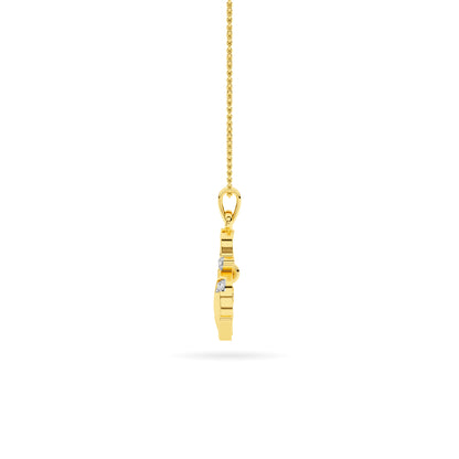 14KT Diamond Pendant PD00136