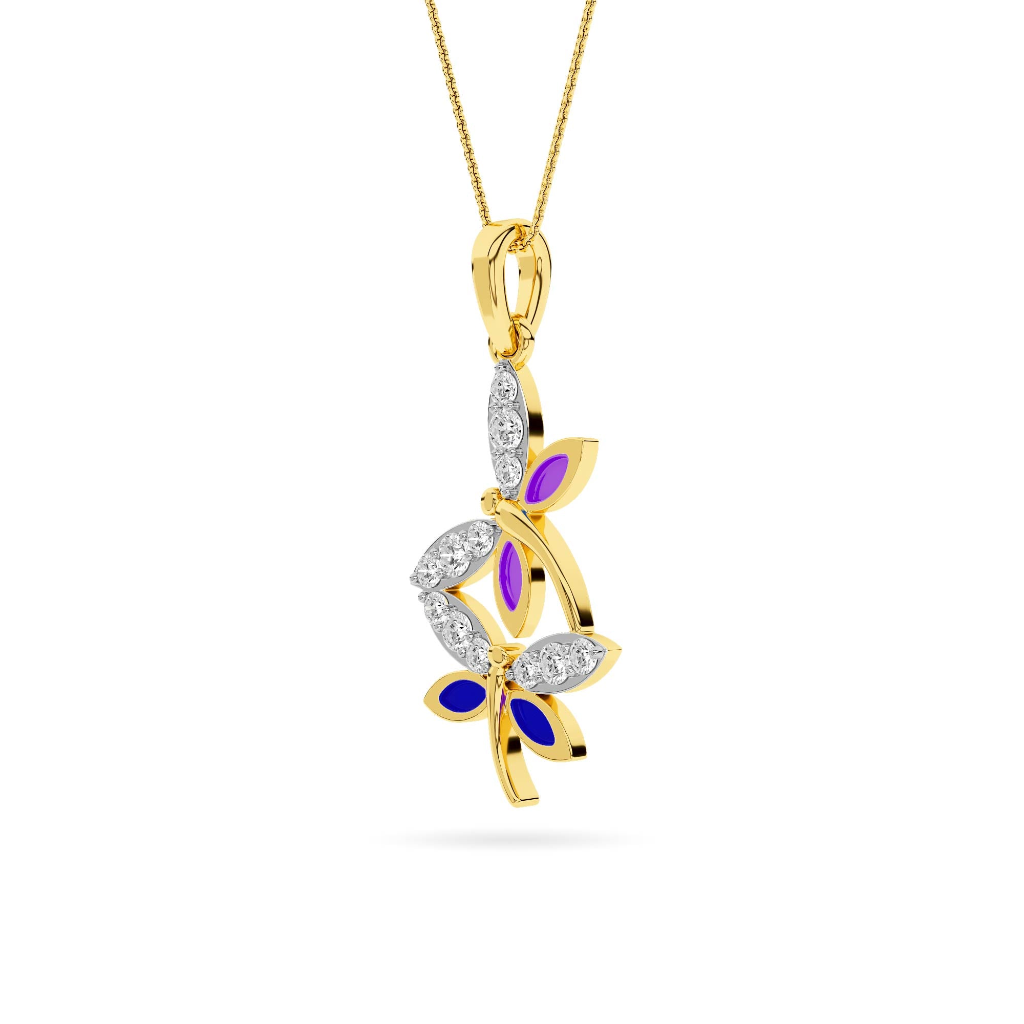 14KT Diamond Pendant PD00169