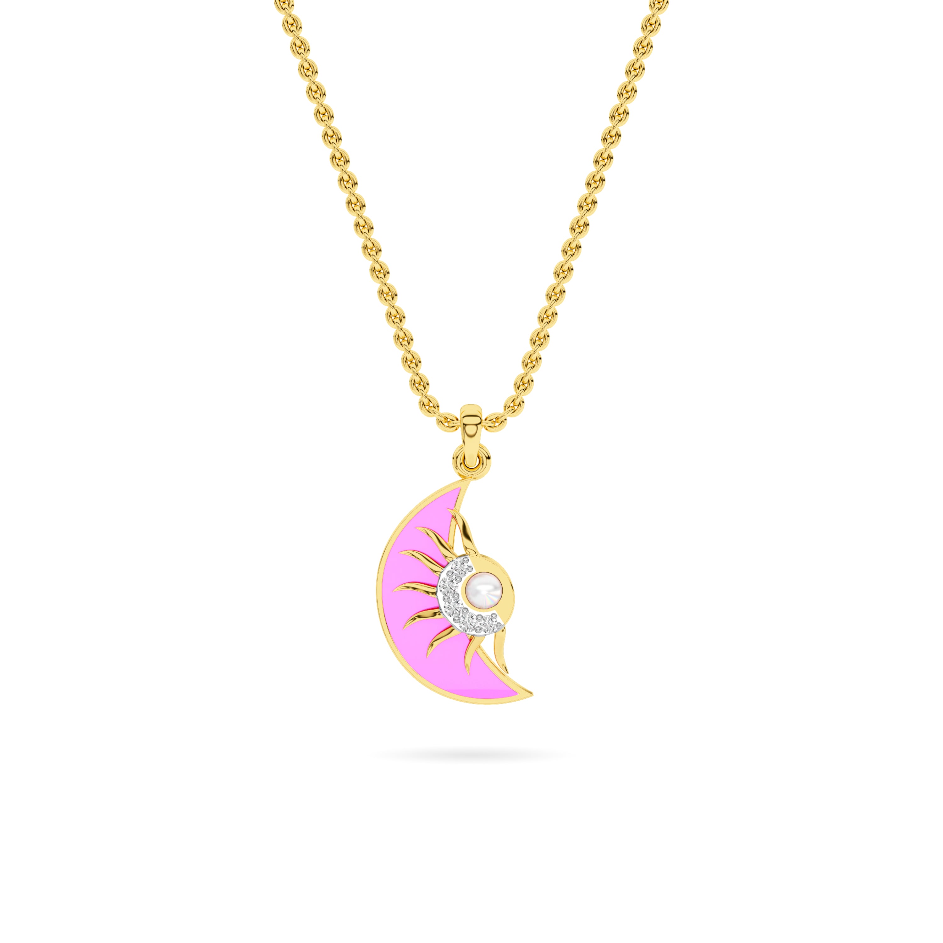 14KT Diamond Pendant PD00314