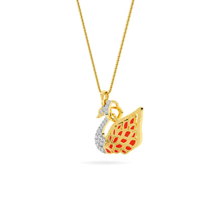 14KT Diamond Pendant PD00143