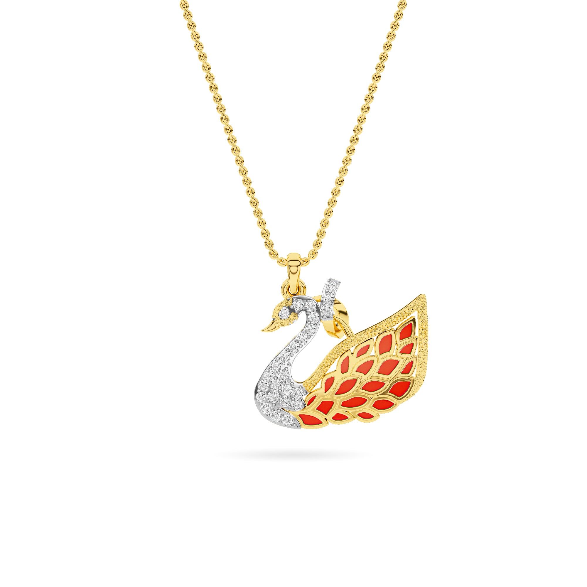 14KT Diamond Pendant PD00143