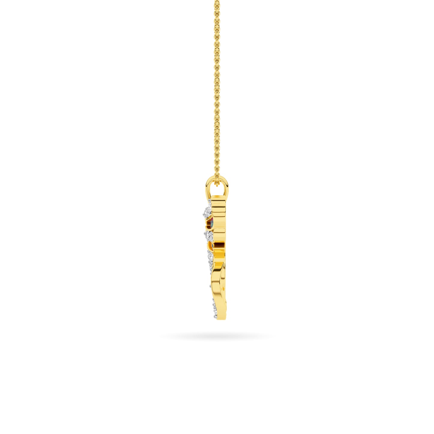 14KT Diamond Pendant PD00152