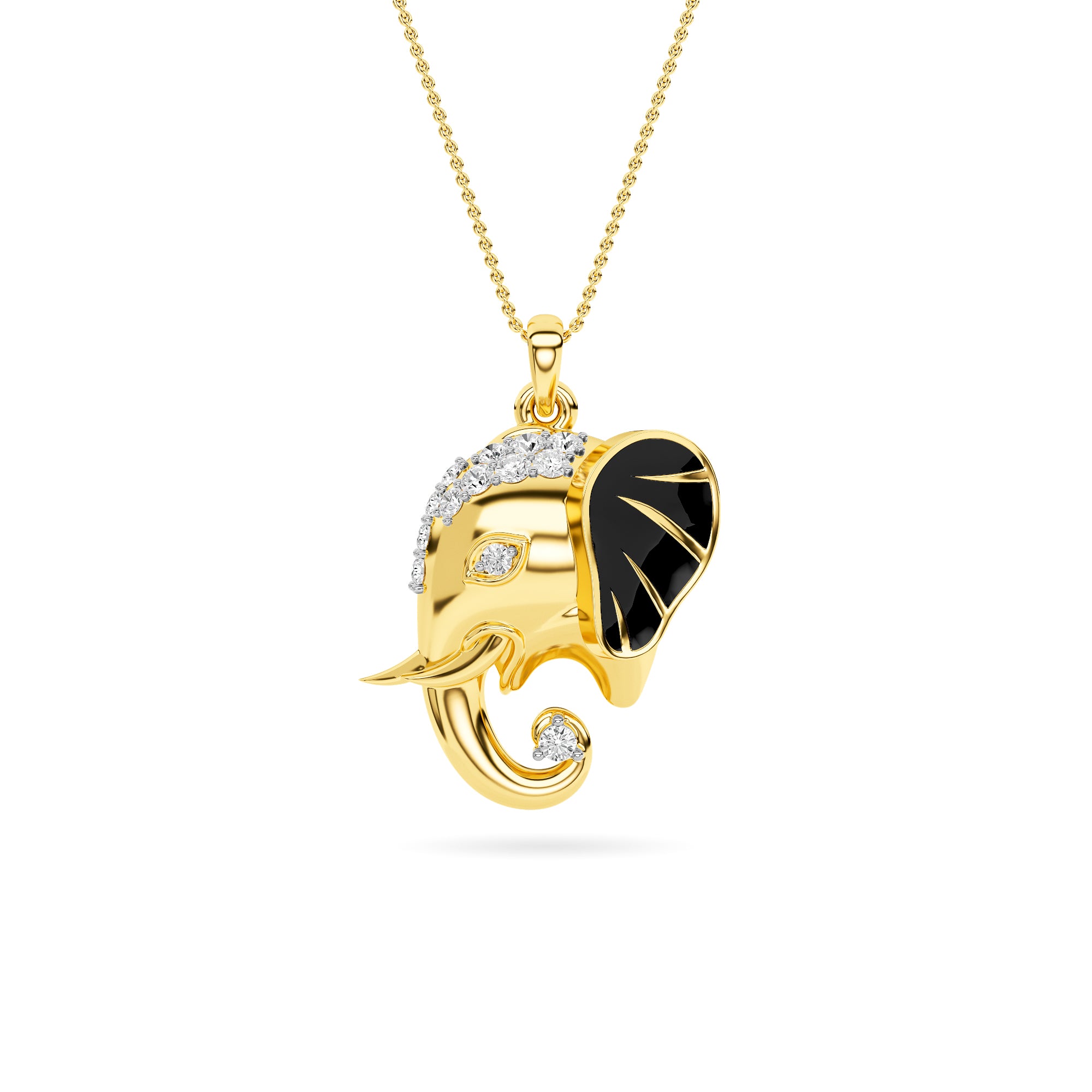 14KT Diamond Pendant PD00130
