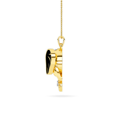 14KT Diamond Pendant PD00130