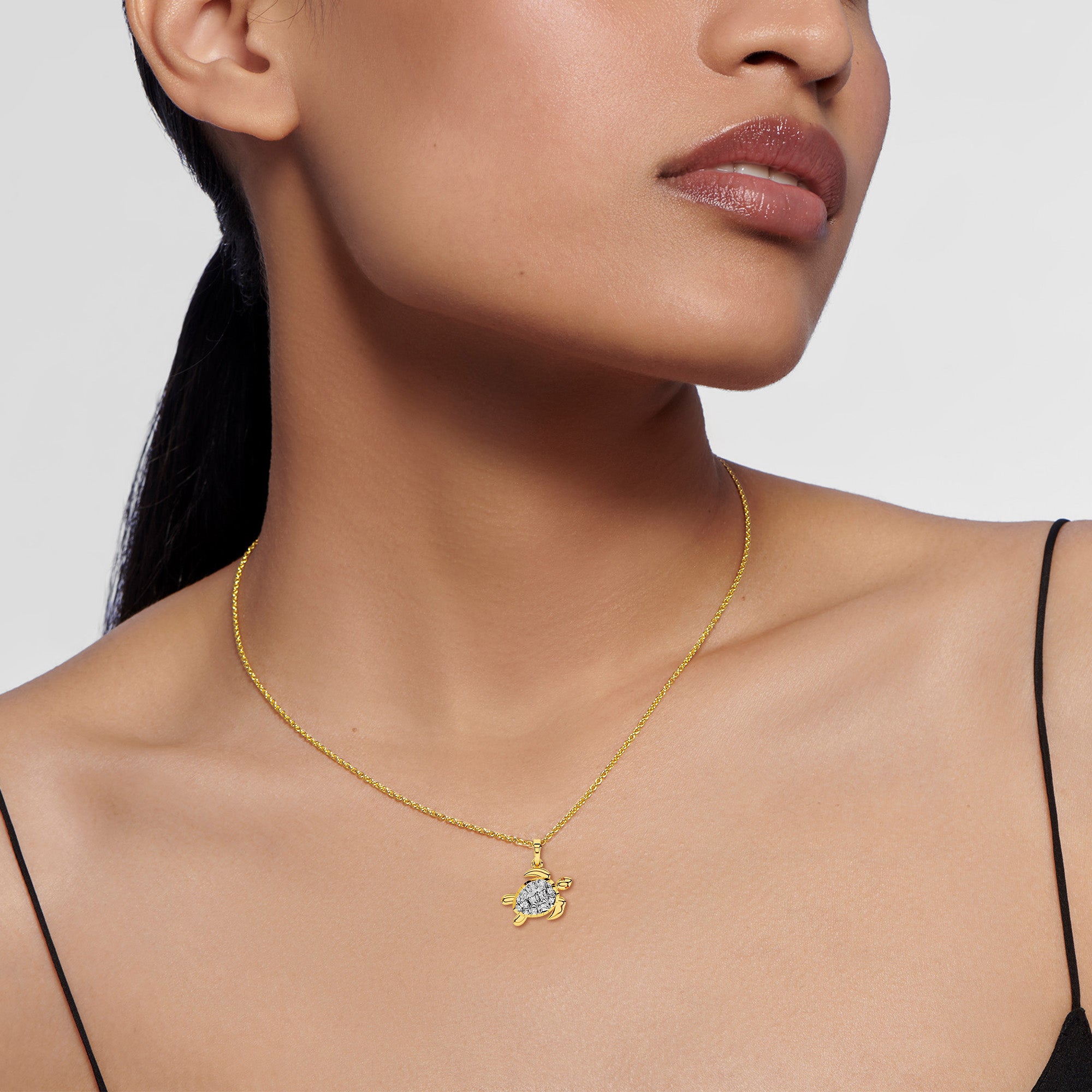 14KT Diamond Pendant PD00149