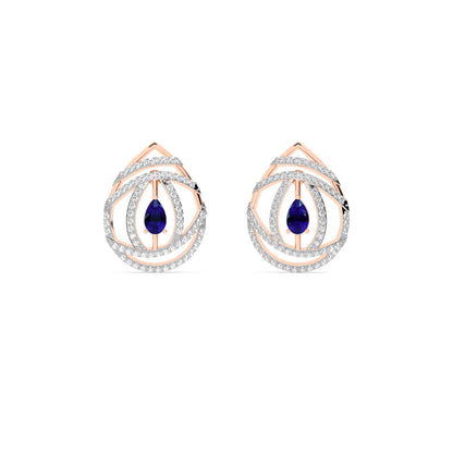 18K Rose  Gold  Diamond ER00170