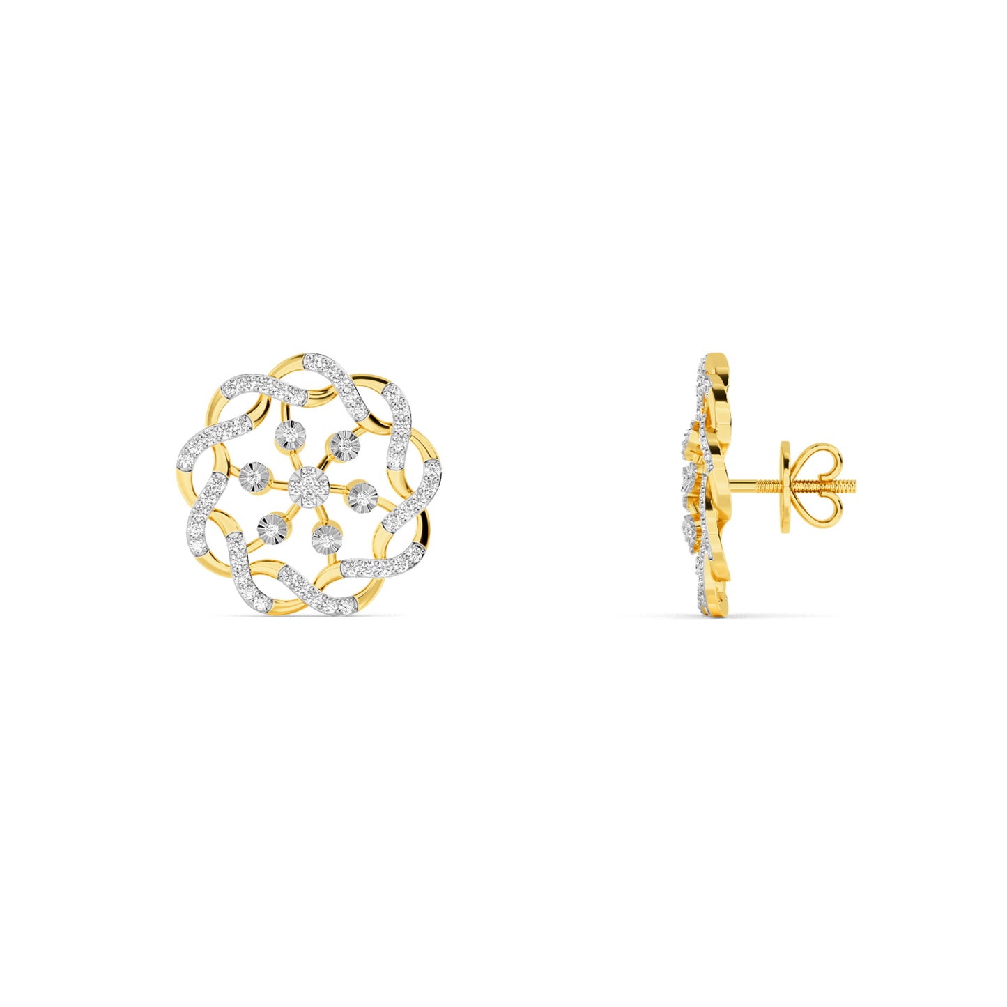 18KT Diamond Earring ER00305