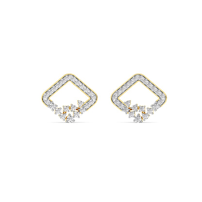 18KT Yellow Gold  Diamond ER00150