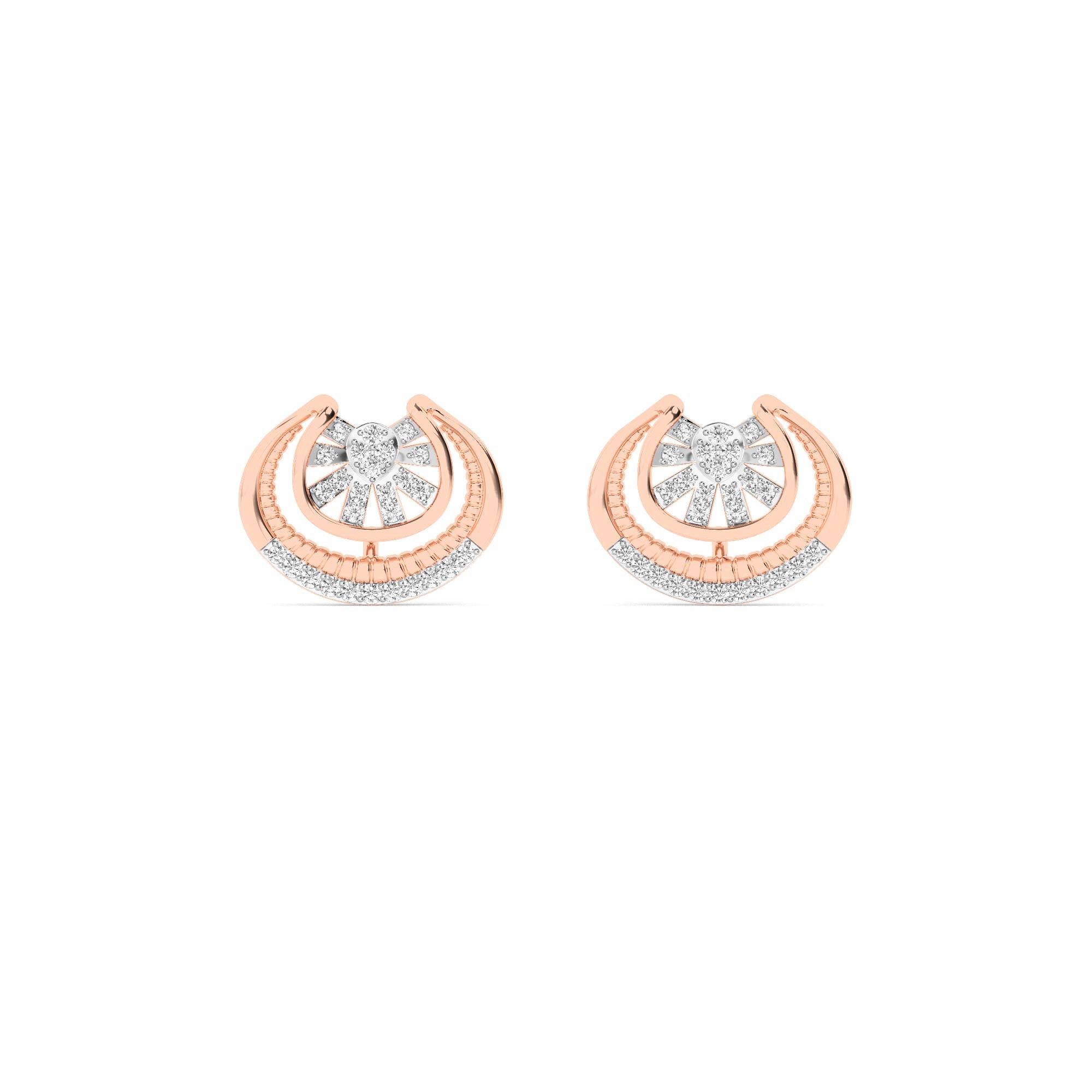18K Rose Gold  Diamond ER00176