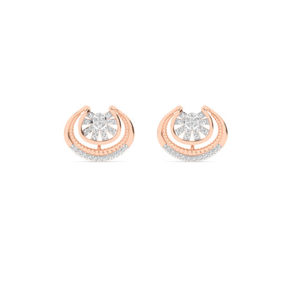 18K Rose Gold  Diamond ER00176