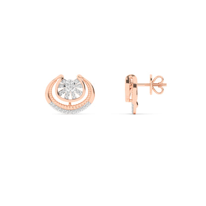 18K Rose Gold  Diamond ER00176