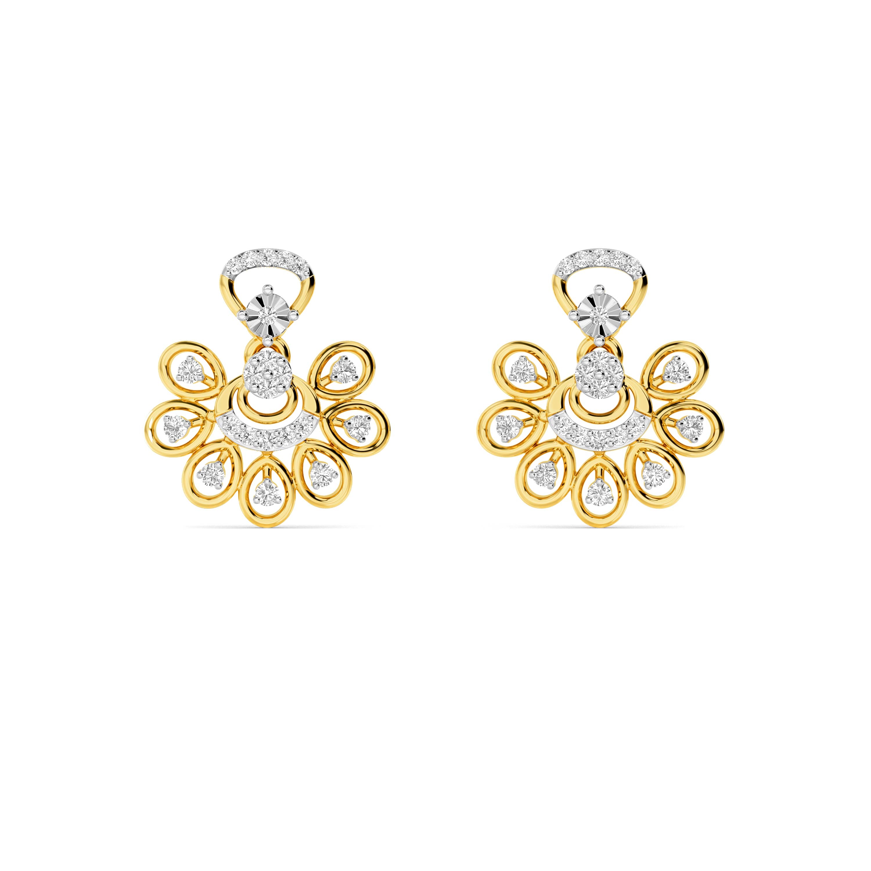 18KT Diamond Earring ER00206