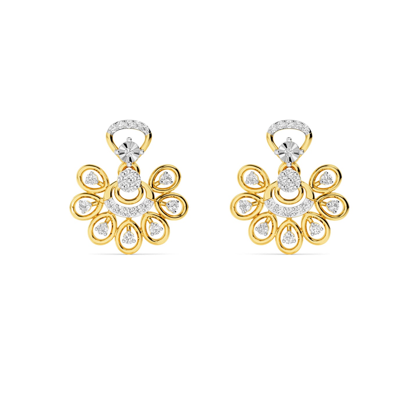 18KT Diamond Earring ER00206