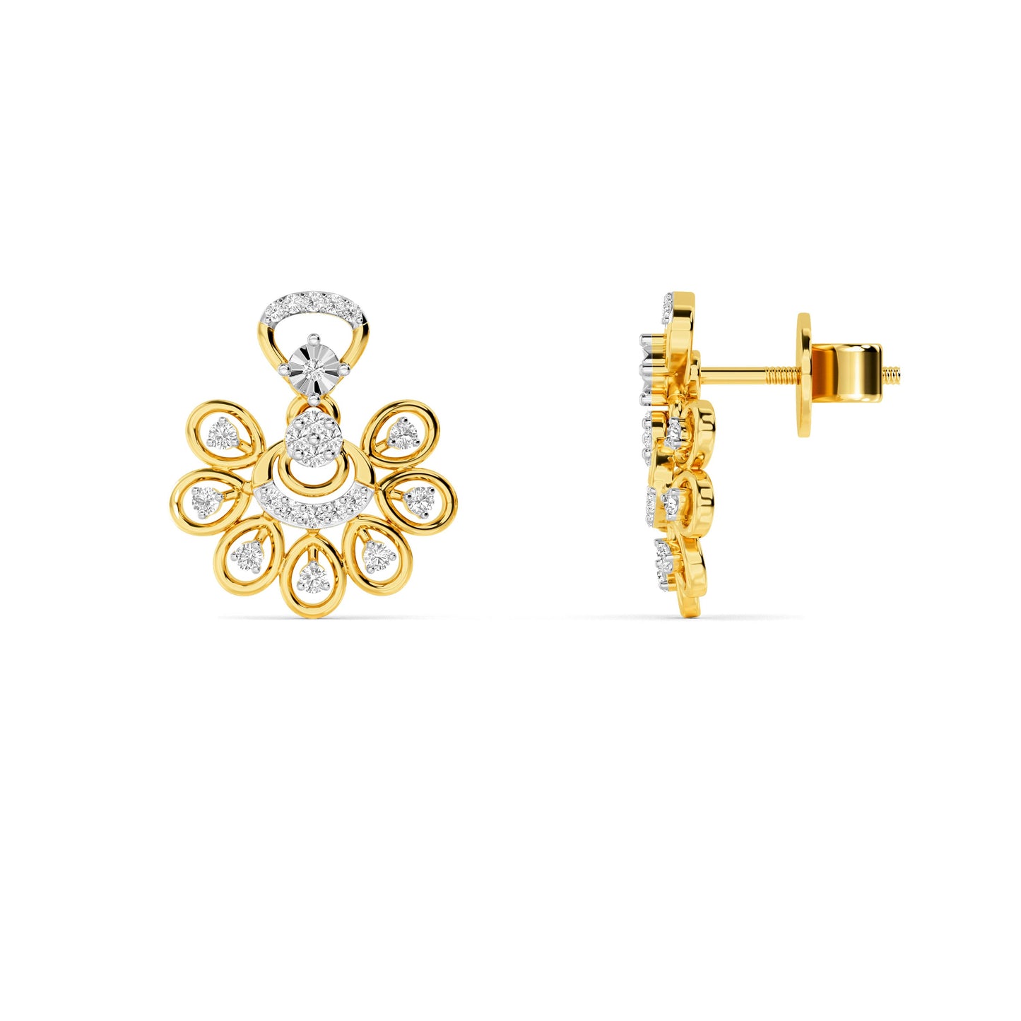 18KT Diamond Earring ER00206