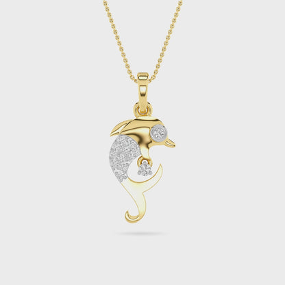 14KT Diamond Pendant PD00134