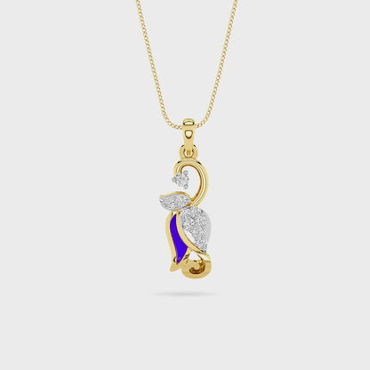 14KT Diamond Pendant PD00179