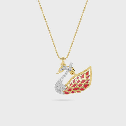 14KT Diamond Pendant PD00143