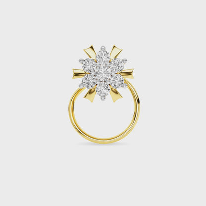 14KT Diamond Nose Pin NP0043