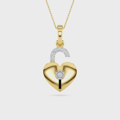 14KT Diamond Pendant PD00170