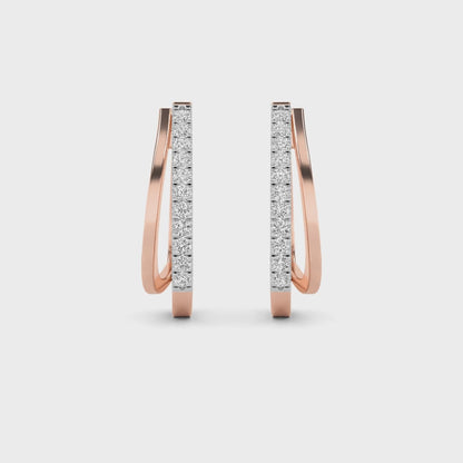 18KT Diamond Earring ER00390