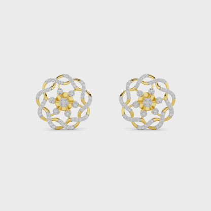 18KT Diamond Earring ER00305